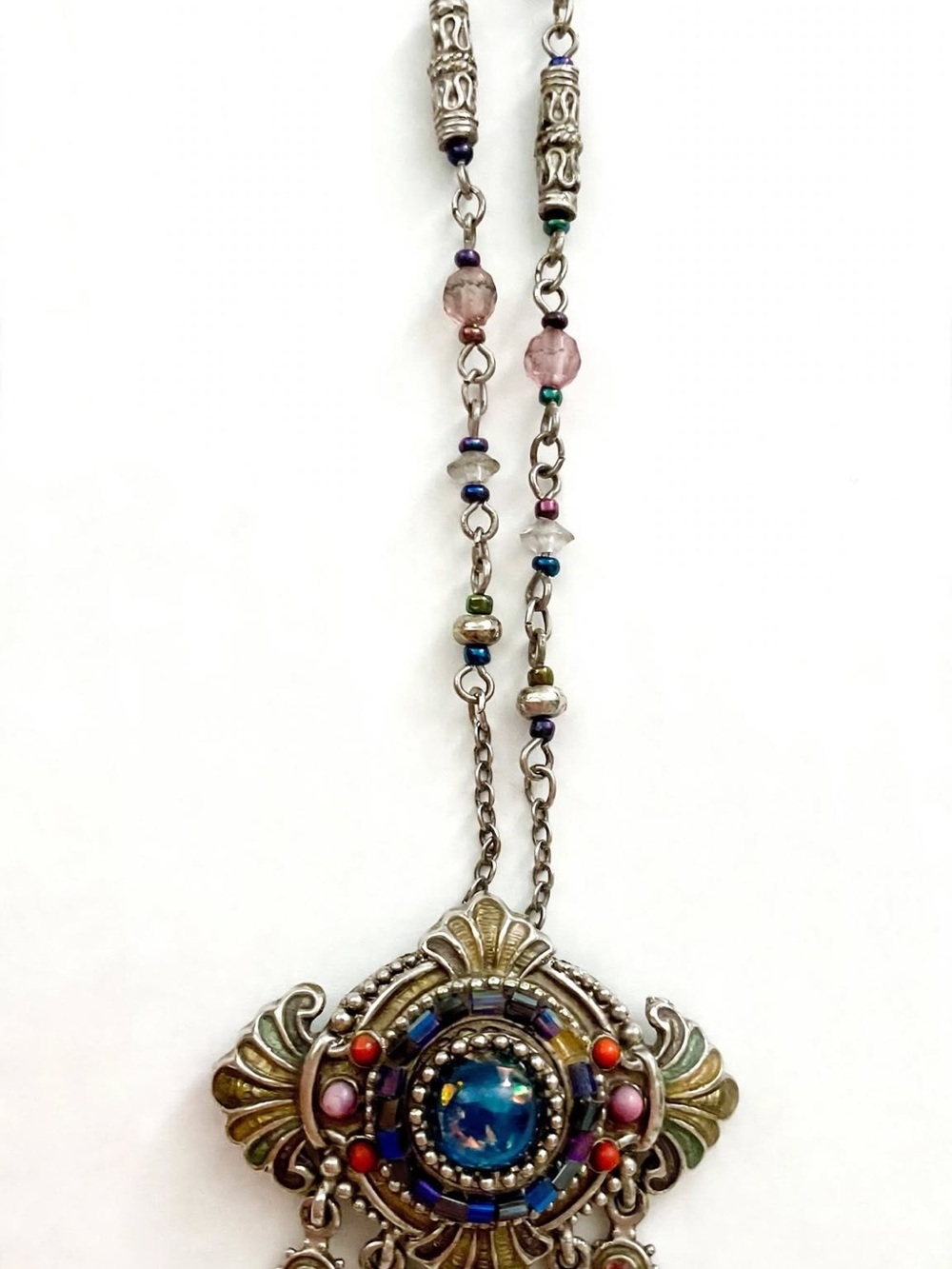 Vintage Ornate Bohemian Statement Necklace